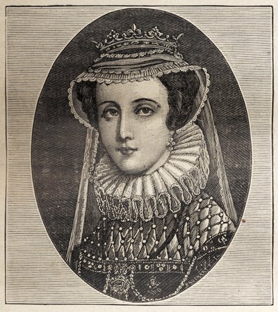 Queen Mary Stewart (gravering) av Unbekannter Künstler