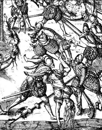 Religious wars. Massacre of St. Barthelemy (St-Barthelemy, Saint Barthelemy), August 24 av Unbekannt
