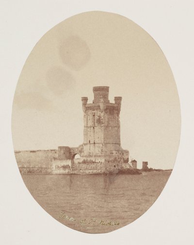 Rhodos havn, ca 1849 av Unbekannt