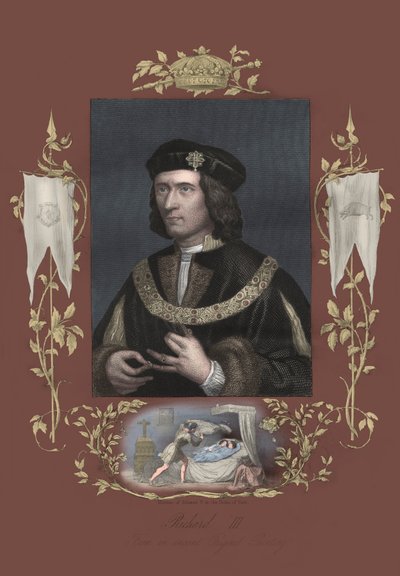 Richard III, konge av England (trykk) av Unbekannter Künstler
