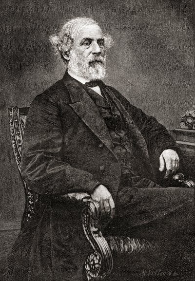 Robert Edward Lee, fra The Century Magazine, publiserte 1887 (gravering) av Unbekannt