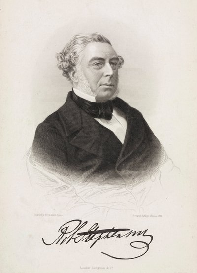 Robert Stephenson, engelsk mekanisk og sivilingeniør, ca 1850-tallet av Unbekannt