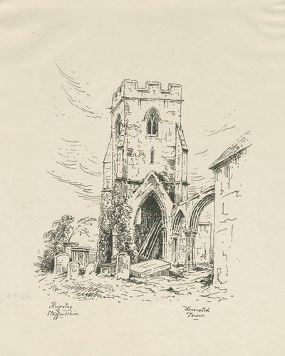 Rugeley kirke av Unbekannt