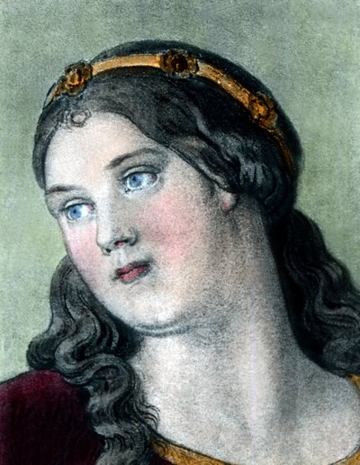Saint Elizabeth som tenåring av Unbekannter Künstler