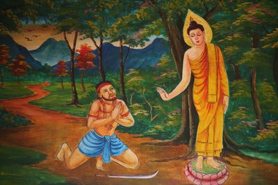 Scene fra livet til Buddha Vientiane Laos av Unbekannt