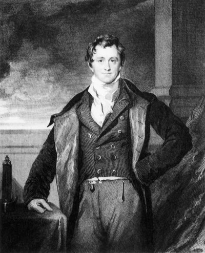 Sir Humphry Davy, engelsk kjemiker, ca 1820 av Unbekannt