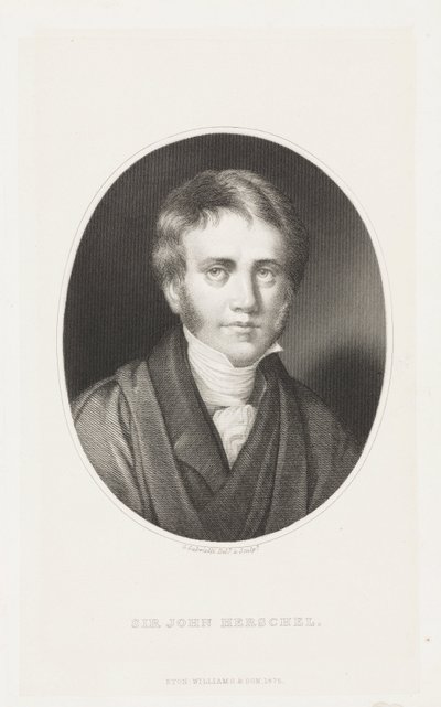 Sir John Herschel , engelsk astronom og vitenskapsmann av Unbekannt