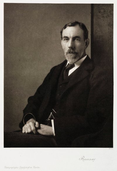 Sir William Ramsay , skotsk kjemiker, ca 1910 av Unbekannt