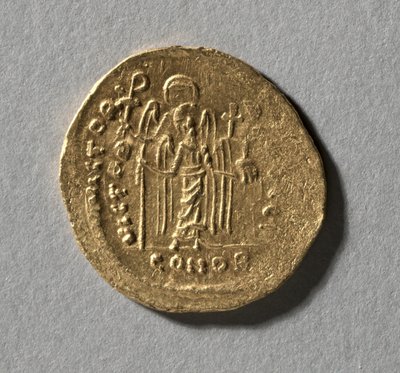 Solidus av Maurice Tiberius, 583-602 av Unbekannt