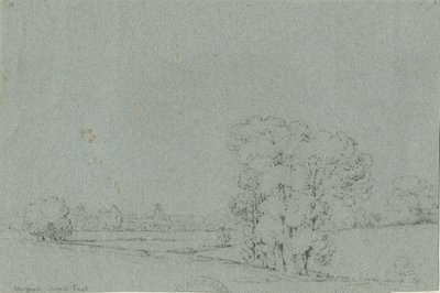 Stafford - North East View: blyanttegning, nd [?1800-tallet] av Unbekannt