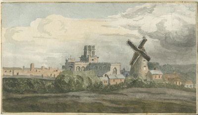 Stafford - North West View: vannfargemaleri, og [?1800-tallet] av Unbekannt