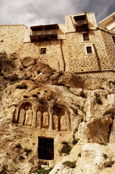 Syria - Saydnaya. Vår Frue av Saydnaya-klosteret, 547 e.Kr av Benjamin Baud