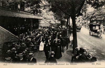 Pousset Tavern, Boulevard des Italiens, Paris av Unbekannter Künstler