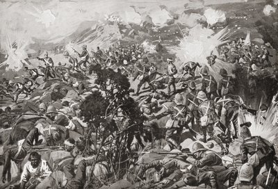 Slaget ved Spion Kop, Tugela-elven, Natal, Sør-Afrika, 2324 januar 1900 under den andre boerkrigen. av Unbekannt
