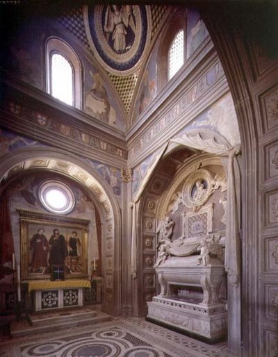 Die Kapelle des Kardinals von Portugal (Detail) von Unbekannt