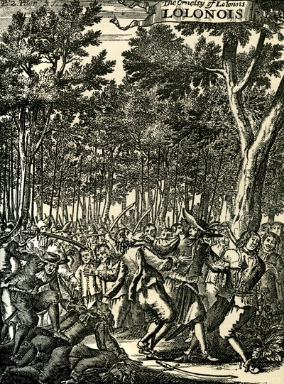 Grusomheten til Lolonois av Unbekannter Künstler