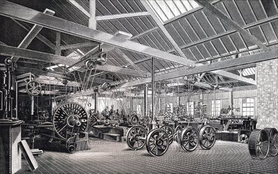 Maskinhuset til Atlas Engine Works. av Unbekannt