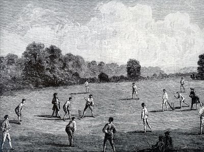 Royal Academy Club spiller cricket av Unbekannt