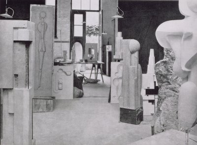 Steinskjærerens verksted, fra verkstedene til Bauhaus, Weimar av Unbekannt