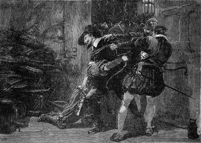 Arrestasjonen av Guy Fawkes av Unbekannter Künstler