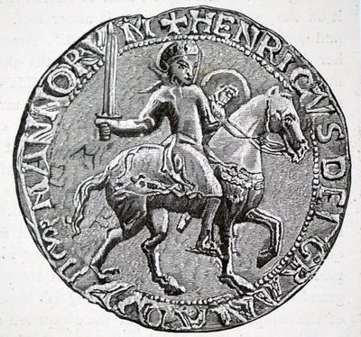Seglet til Henry I av England. av Unbekannt