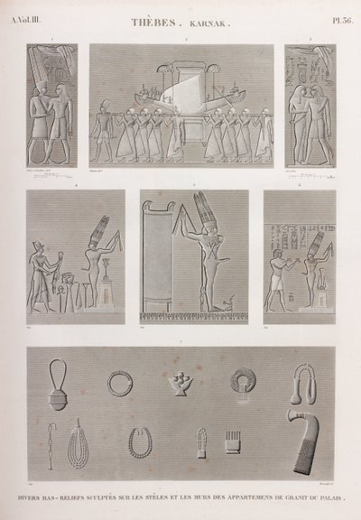 Theben, Karnak av Unbekannt
