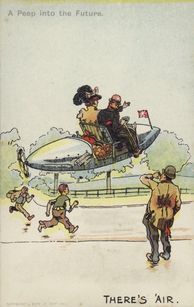 Det er luft (farge litho) av Unbekannt