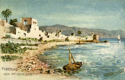 Tiberias - Genesarethavet av Unbekannter Künstler