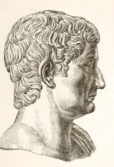 Tiberius Caesar Augustus (42BC - 37AD), andre romerske keiser, født Tiberius Claudius Nero, fra 