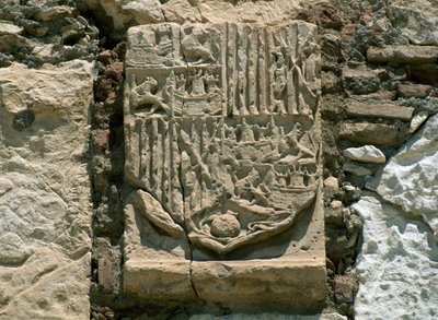 Tower of Homage, Alcazaba i Almeria, Andalucia. Detalj. av William M. Timlin