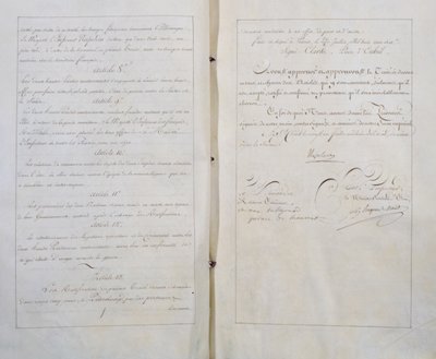 Traktat om evig fred og vennskap mellom Frankrike og Russland, undertegnet i Paris 20. juli av Unbekannt