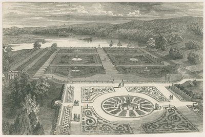 Trentham Gardens: tresnittsgravering og [?1800-tallet] av Unbekannt