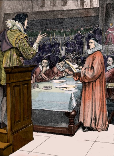 Rettssaken mot George Villiers av Unbekannter Künstler