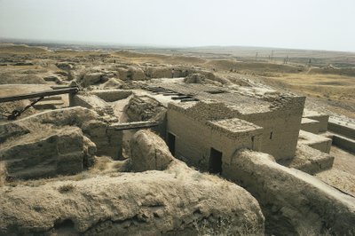 Turkmenistan. Ruinene av Nisa. UNESCOs verdensarvliste, 2007 av Benjamin Baud