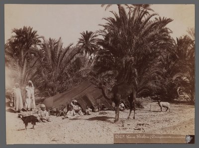 Utsikt fra et sted i Nord-Afrika - Nomad Camp (albumfotografi) av Unbekannt