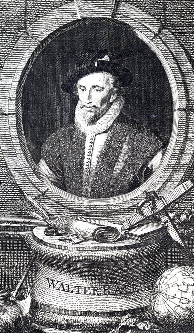 Walter Raleigh. av Unbekannt