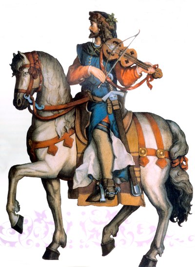 Walther von der Vogelweide, tidlig på 1900-tallet (illustrasjon) av Unbekannter Künstler