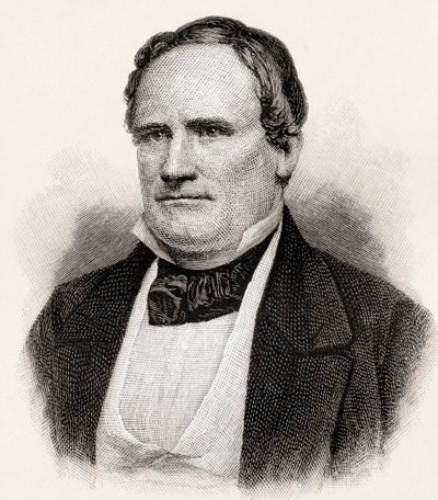 William Barksdale, fra The Century Magazine, publiserte 1887 (gravering) av Unbekannt