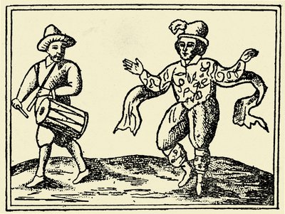William Kempe danser Morris-melodien av Unbekannter Künstler