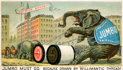 Willimantic Thread - annonse fra slutten av 1800-tallet av Unbekannter Künstler