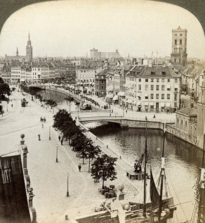 København, Danmark. av Underwood and Underwood