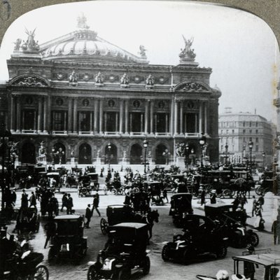 Grand Opera House, Paris, ca 1900-tallet. av Underwood and Underwood