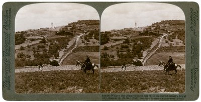 Samaria, sørvest i Palestina, 1900-tallet. av Underwood and Underwood