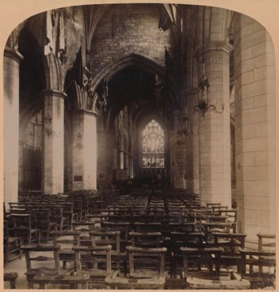 St. Giles Cathedral, Edinburgh, Skottland, 1896. av Underwood and Underwood