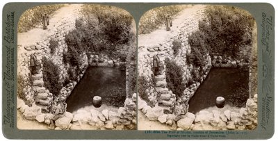 The Pool of Siloam, utenfor Jerusalem, Palestina, 1900. av Underwood and Underwood