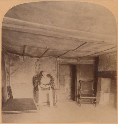 Rommet hvor Shakespeare ble født, Stratford-on-Avon, England, 1900. av Underwood and Underwood