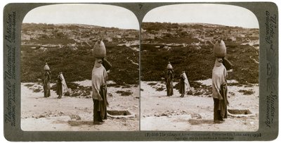 Landsbyen Imwas Emmaus, Palestina, 1900. av Underwood and Underwood