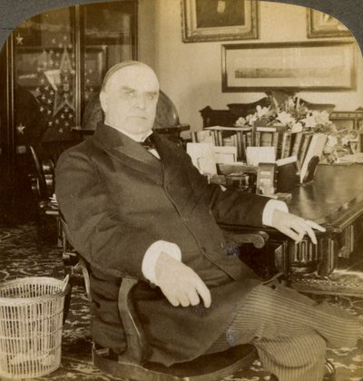 William McKinley, 25. president i USA, 1900 av Underwood and Underwood