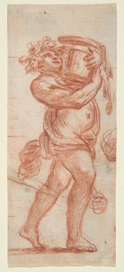 En ungdommelig ledsager av Bacchus av Unknown