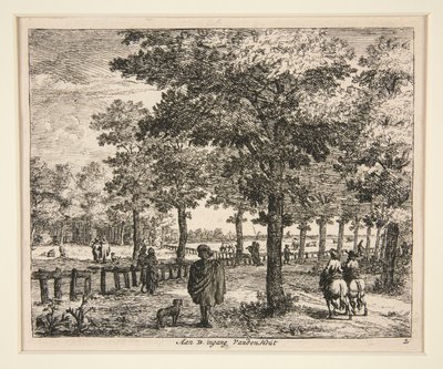 Aan d. ingang Vanden Harit (ved inngangen til Vanden Harit) av Unknown